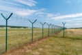 Fence of Gdansk Lech Walesa Airport Royalty Free Stock Photo