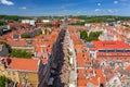 Gdansk, Poland - June 2, 2019: Architecture of the old town in Gdansk, Poland. Gdansk is the historical capital of Polish