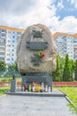 Gdansk, Poland - June 14, 2017: Monument In Tribute to the Heroes for memorize defenders of Post Office in Gdansk.