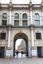 17th century Golden Gate Long Street Gate, decorative facade, Gdansk, Poland Royalty Free Stock Photo