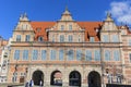 16th century Green Gate. Gate was inspired by the Antwerp City Hall, Gdansk, Poland Royalty Free Stock Photo