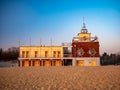 Life-guard building at Stogi beach in Gdansk.