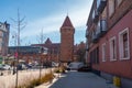 Gdansk, Poland - 11 March, 2022: Jacek Tower in Gdansk, travel