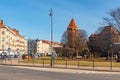 Gdansk, Poland - 11 March, 2022: Jacek Tower in Gdansk, travel