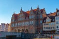 Gdansk, Poland - 11 March, 2022: Zielona Brama, Green Gate, famous old building in Gdansk