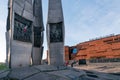 Gdansk, Poland - 05.06.2017: Memorial and museum of Solidarity in Gdansk, Poland. Modern contemporary architecture at