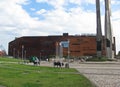 GDANSK, POLAND - Monument of the Fallen Shipyard Workers, Center of Solidarnosc, 13 August, 2019 Gdansk, Poland