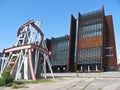 GDANSK, POLAND - Monument of the Fallen Shipyard Workers, Center of Solidarnosc, 13 August, 2019 Gdansk, Poland Royalty Free Stock Photo