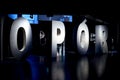 Gdansk, Poland - November 19, 2017:Large letters opÃÂ³r in the Museum of the Second World War of Poland. Letters denote the word