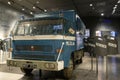 Communist milicja (police) car in European Solidarity Centre in Gdansk, Poland