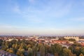 Gdansk, Poland- 6 October 2018: Panoramic view of the Wrzeszcz - Gdansk district