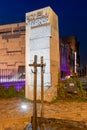 Solidarnosc monument commemorating the Solidarity revolution and the fall of communism in Europe