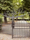 Openwork gate of Cemetery of Non-Existent Cemeteries