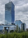 Gdansk Poland - Przymorze University modern blue tall buildings landmark