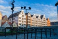 Gdansk, Poland - September 2015: Old historic granary houses on Granary Island, Gdansk, Poland.