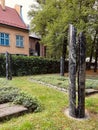 Stone pillars of Cemetery of Non-Existent Cemeteries.