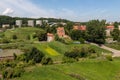 Gdansk, Pomeranian / Poland - July 19, 2019: Old buildings of the Zubr Bastion in Gdansk. Fortification erected by Prussia in