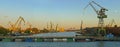 Gdansk Shipyard in a panorama