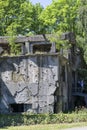 Barrack ruins from the time of World War II, Gdansk, Westerplatte, Poland