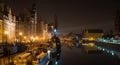 GdaÃâsk old town, nightshot Royalty Free Stock Photo