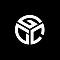 GDC letter logo design on black background. GDC creative initials letter logo concept. GDC letter design Royalty Free Stock Photo