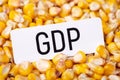 GDP paper on harvested corn grain