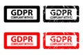 GDPR compliant with EU - rubber stamp