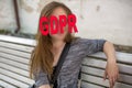 GDPR concept image. General Data Protection Regulation, the protection of personal data Royalty Free Stock Photo