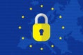 GDPR General Data Protection Regulation Business Internet Technology Concept Royalty Free Stock Photo