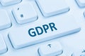 GDPR General Data Protection Regulation EU European Union websites internet blue computer keyboard