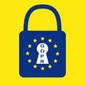 GDPR - General Data Protection Regulation, word abbreviation