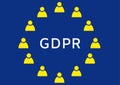 GDPR - General Data Protection Regulation, word abbreviation