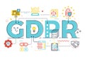 GDPR General Data Protection Regulation Royalty Free Stock Photo