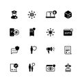 Gdpr icons. Privacy, cookie policy. World compliant safety and confidential business vector symbols