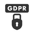 GDPR lock icon