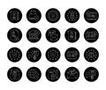 GDPR Privacy Policy Icon Set. GDPR Compliance Icons Data Privacy Assurance. Shielding Personal Data.