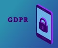 GDPR, smartphone, lock 2