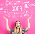 GDPR with young woman