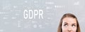 GDPR with young woman