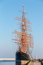 Four-master sailingship Sedov in Gdynia. It is the largest training sailing ship in the world