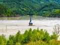 Geamana Church flodded in Rosia Montana ecological disaster Royalty Free Stock Photo