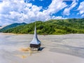 Geamana Lake near Rosia Montana Romania Royalty Free Stock Photo