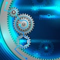 Gear background 4 Royalty Free Stock Photo