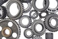Gear background isolated Royalty Free Stock Photo
