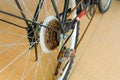 Gear bicycle rust Royalty Free Stock Photo