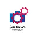 Gear Camera logo or symbol template design