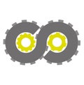 Gear Cogs vector drawing