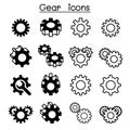 Gear, Cogwheel , Repair icon set