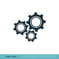 Gear Engineering Icon Vector Logo Template Illustration Design. Vector EPS 10