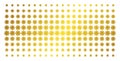Gear Golden Halftone Matrix Royalty Free Stock Photo
